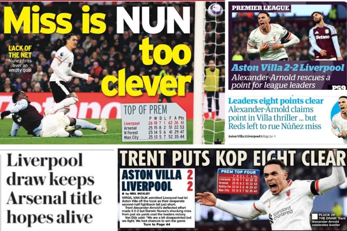 Liverpool "verbeter De Zenuwen Alleen Na" Gemiste Kans "om Titelverklaring