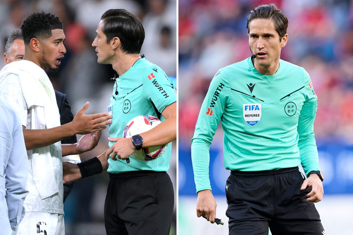 Scheidsrechter In Het Centrum Van Jude Bellingham Red Card Sonde