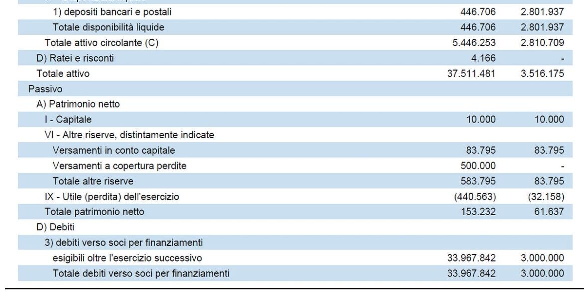 Bilancio sportlifecity al 30.6.2024 door felice raimondo