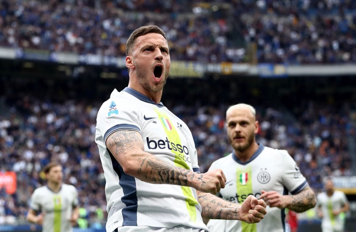 Starting lineup inter milan vs roma: marko arnautovic starts
