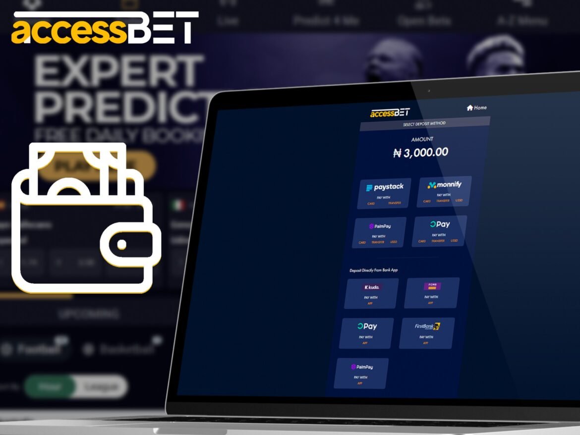 Storting en opname in accessbet