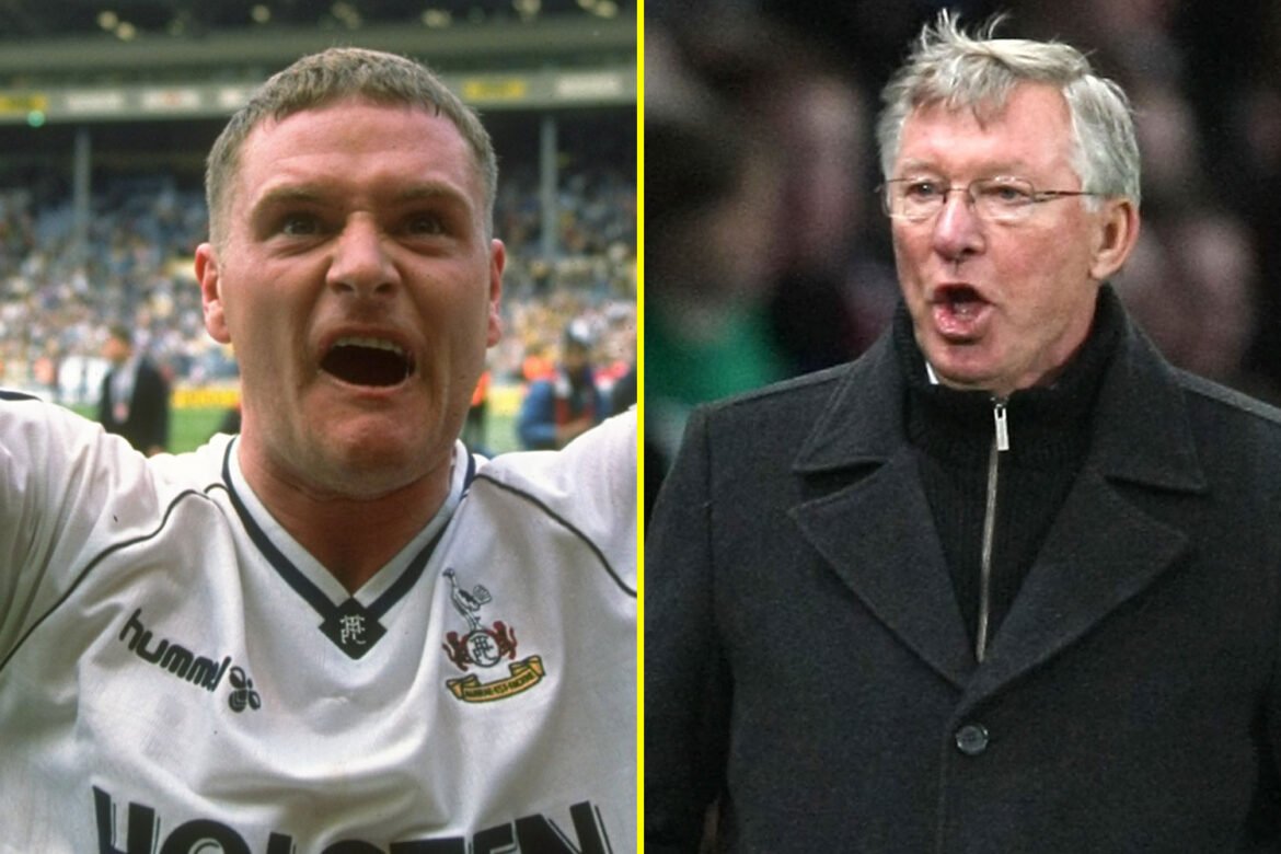 Manchester united dacht dat ze paul gascoigne hadden, maar tottenham