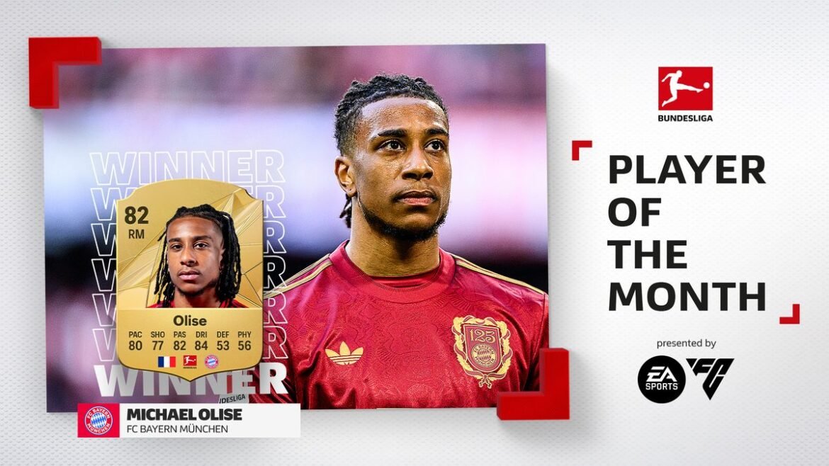 Michael olise noemde bundesliga speler van de maand voor april