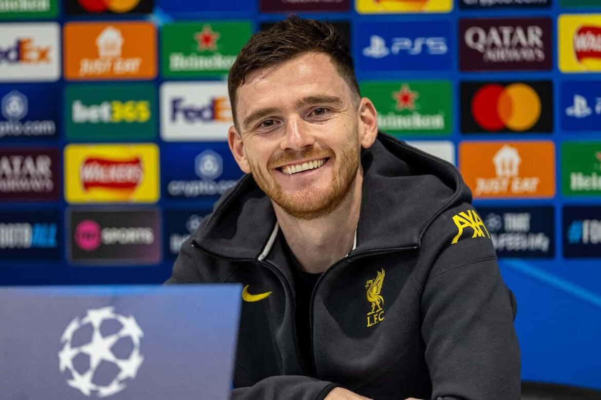 Wat andy robertson heeft gezegd over het verlaten van liverpool
