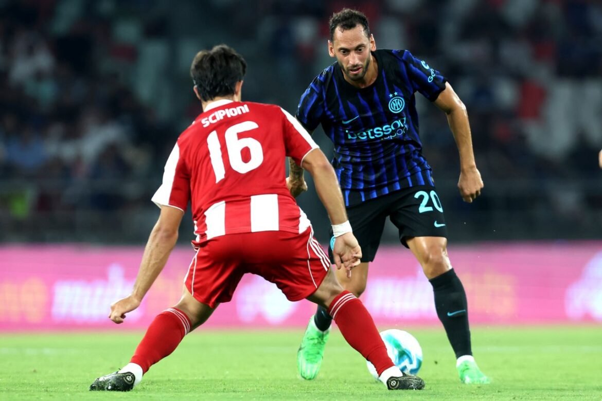 Starting lineup inter milan vs udinese: hakan calhanoglu will begin