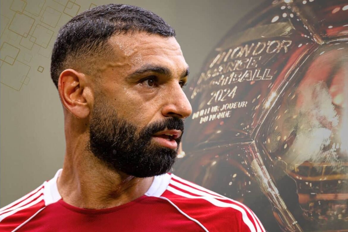 Mohamed salah is niet favoriet voor de ballon d'or 