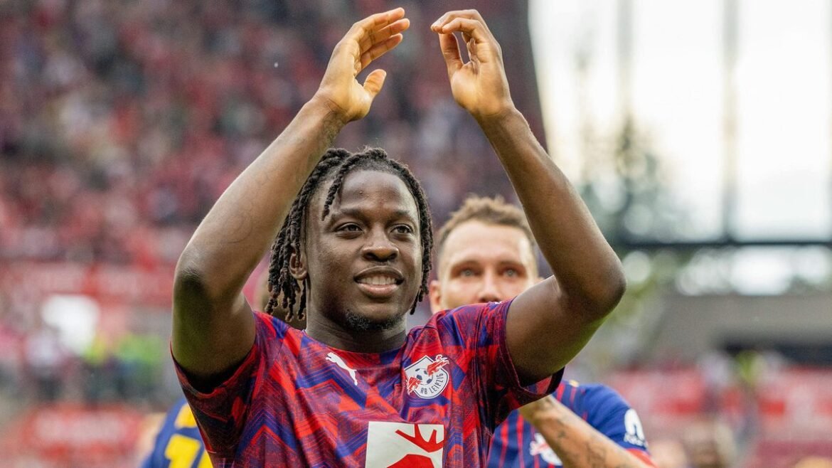Johan bakayoko bij het vestigen bij rb leipzig, uitdagend voor