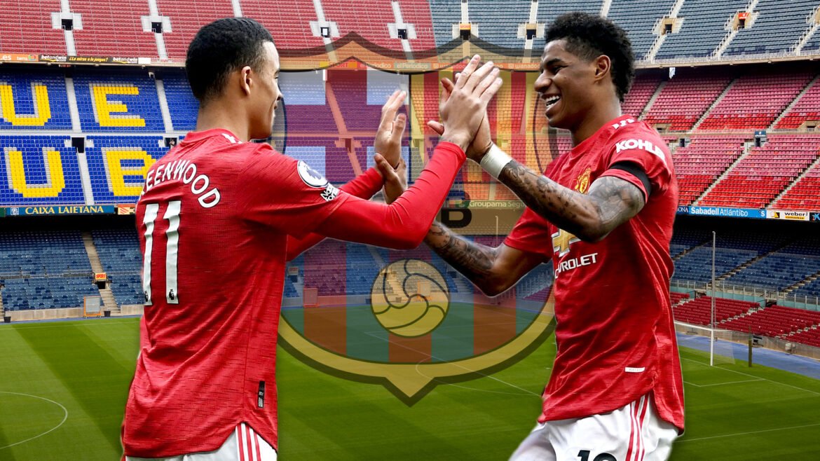 Mason greenwood zou een shockerende rashford reünie kunnen bewerkstelligen terwijl scouts
