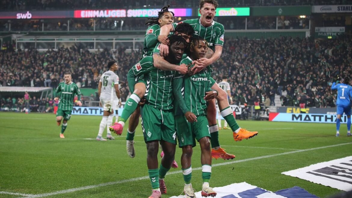 Werder Bremen boekt een dramatische comeback zege tegen Wolfsburg