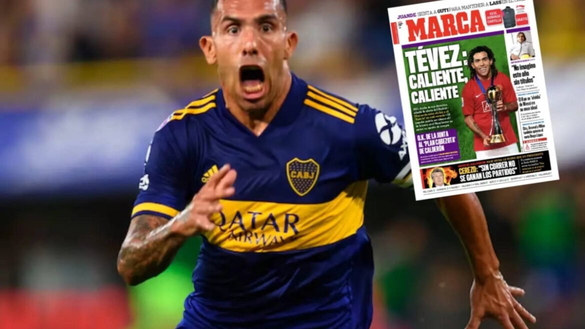 Tevez onthult dat hij 'helemaal klaar' was voor Real Madrid: