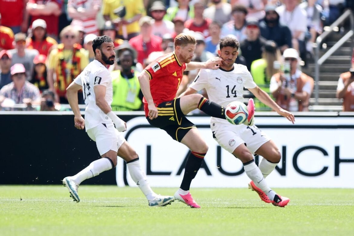 Officiële opstelling België vs. Senegal