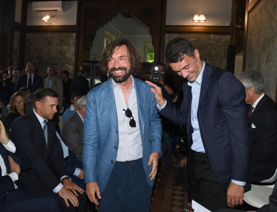 Strong bond between Maldini and Pirlo after swapping Italian roles